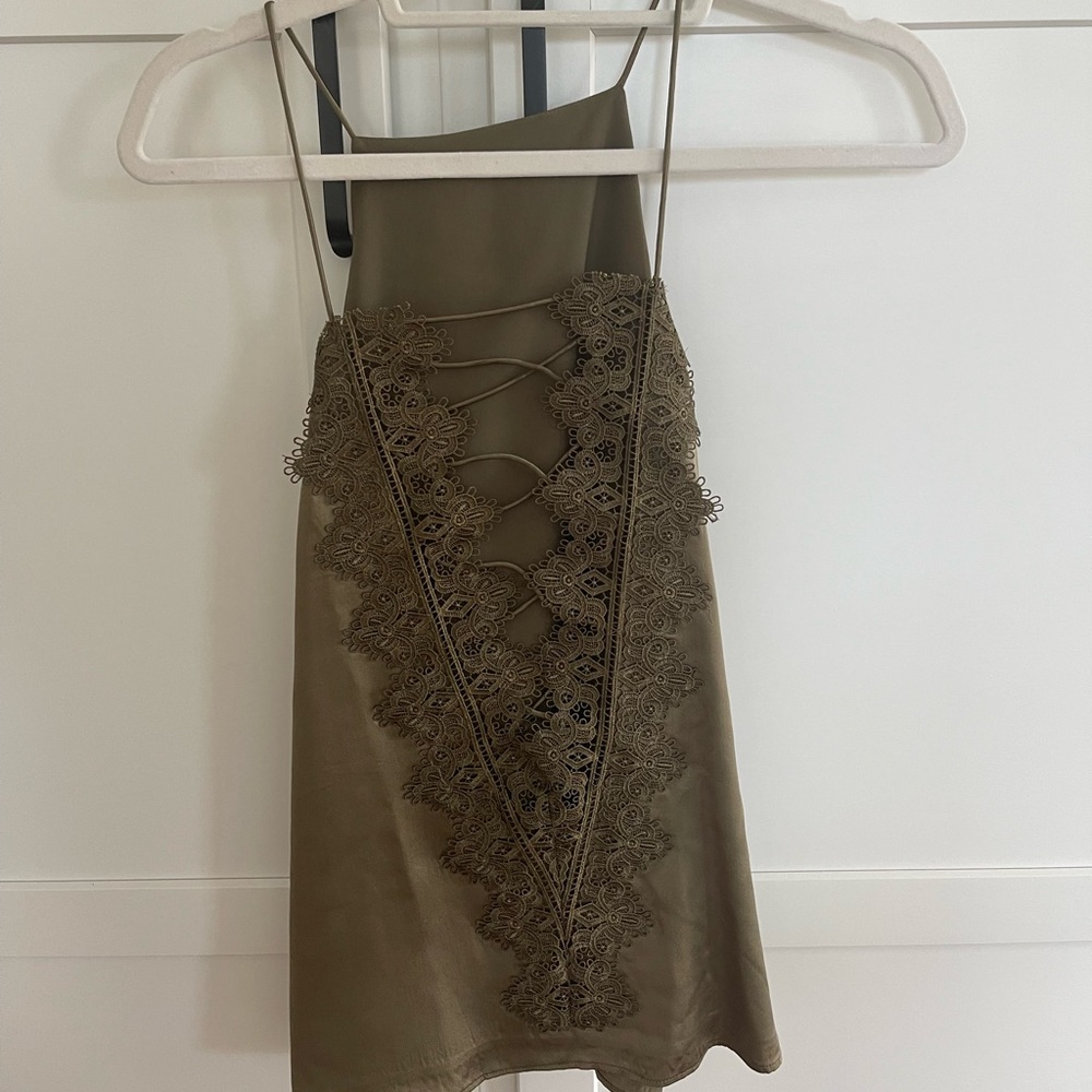 Cami NYC olive green size small